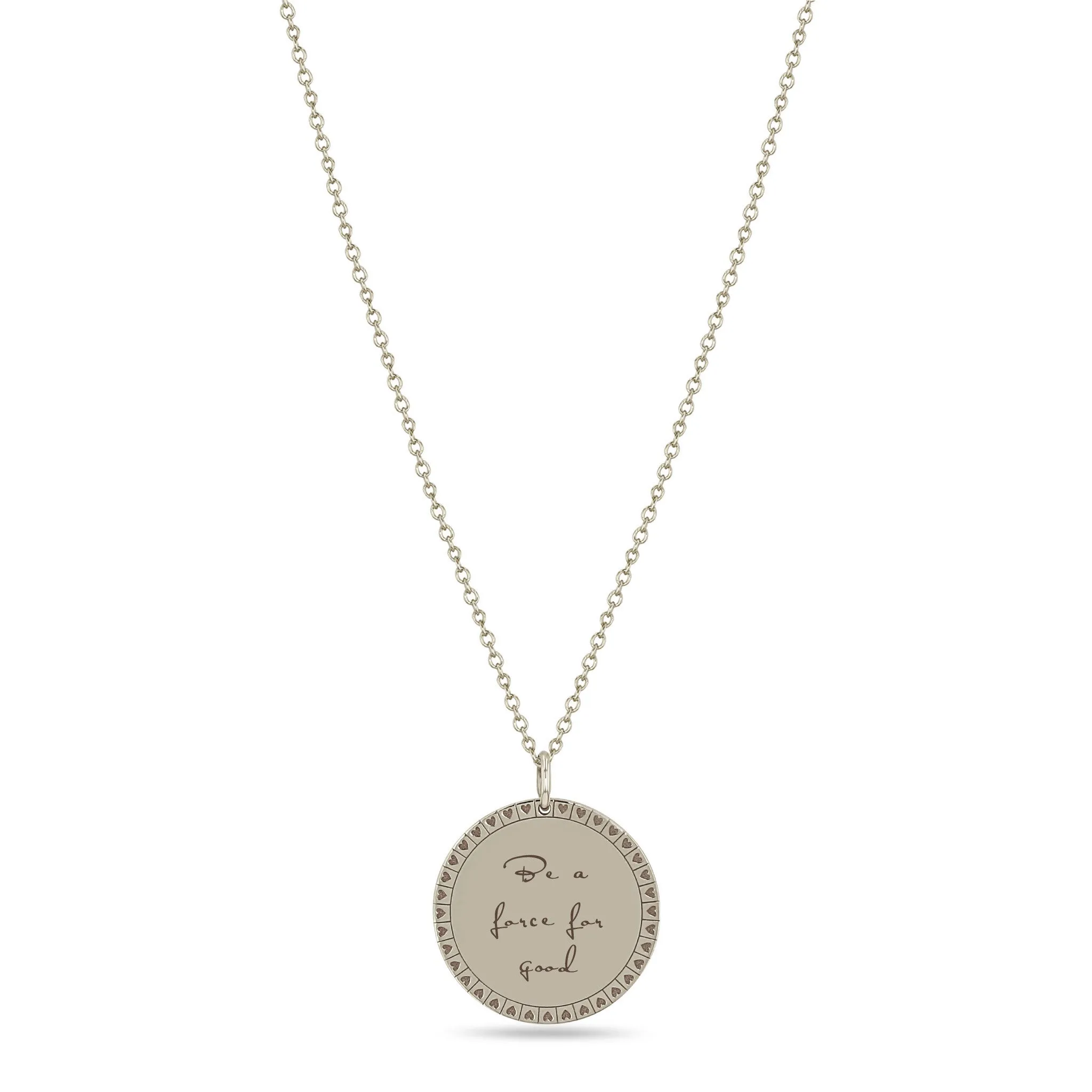 14k Medium Mantra Necklace