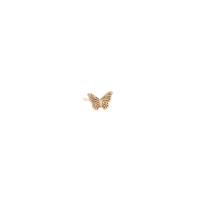 14k Midi Bitty Butterfly Stud