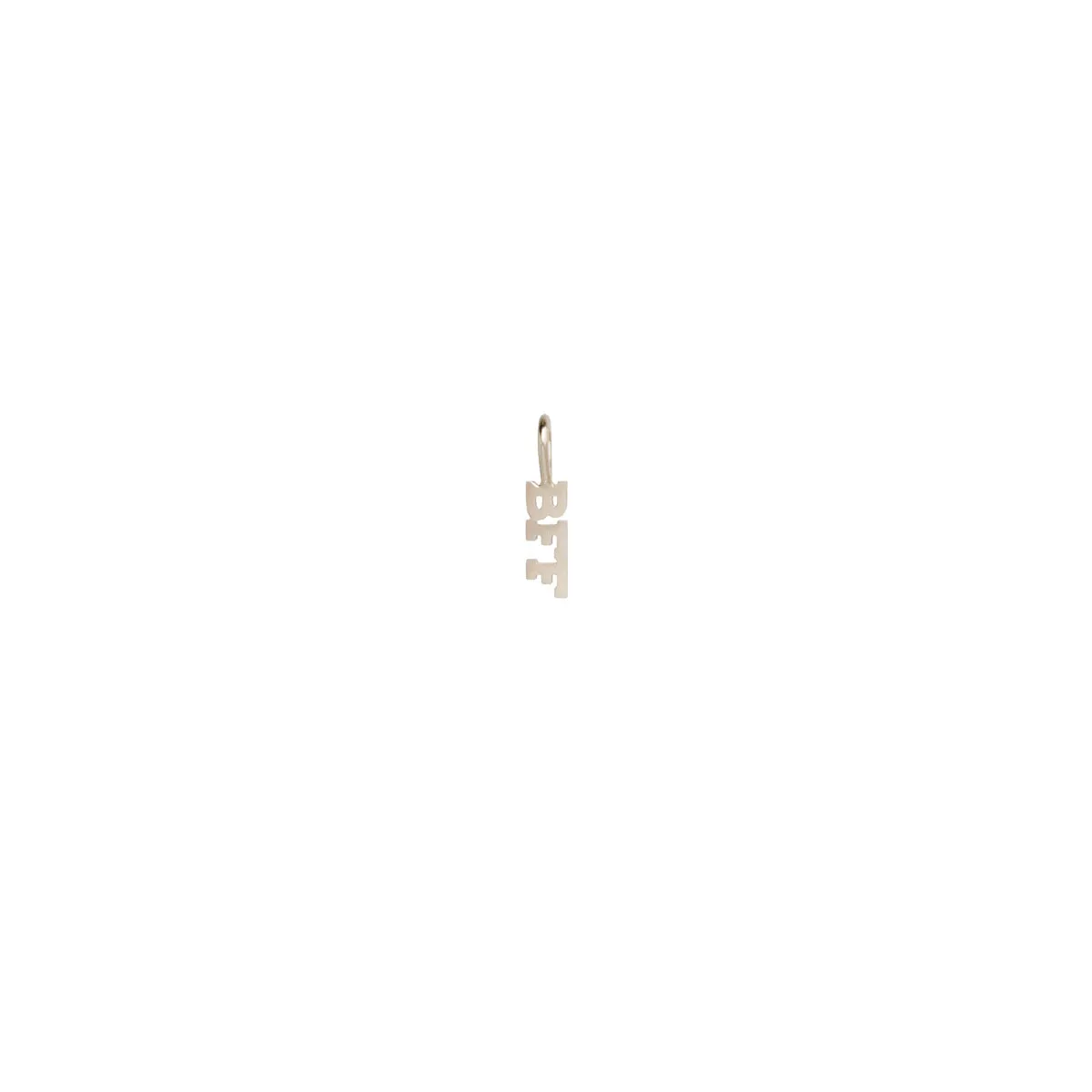 14k Single Itty Bitty BFF Charm