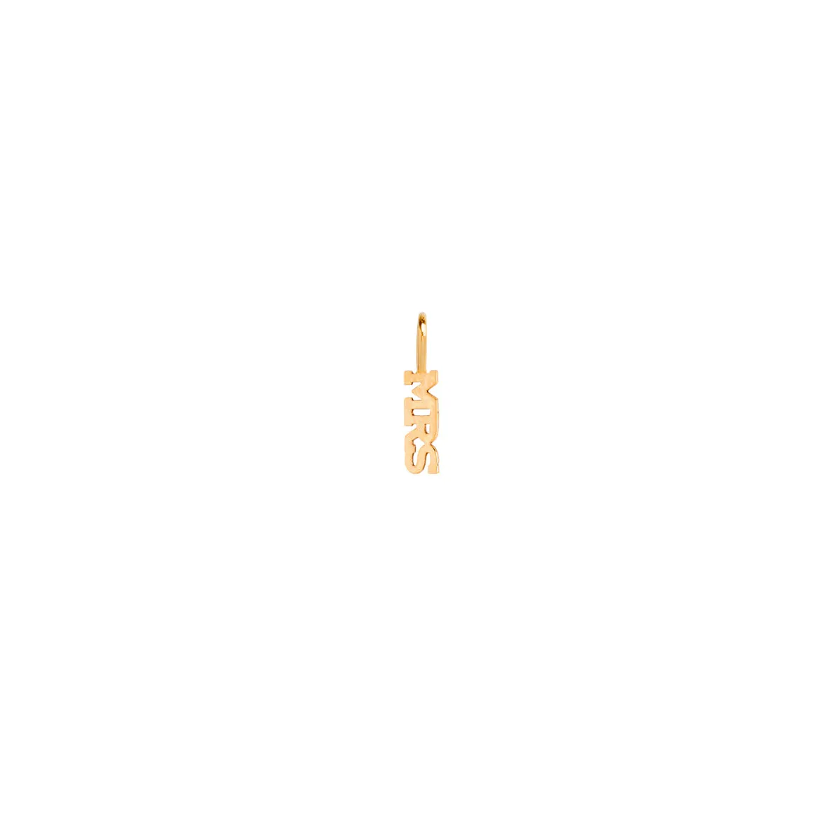 14k Single Itty Bitty MRS Charm