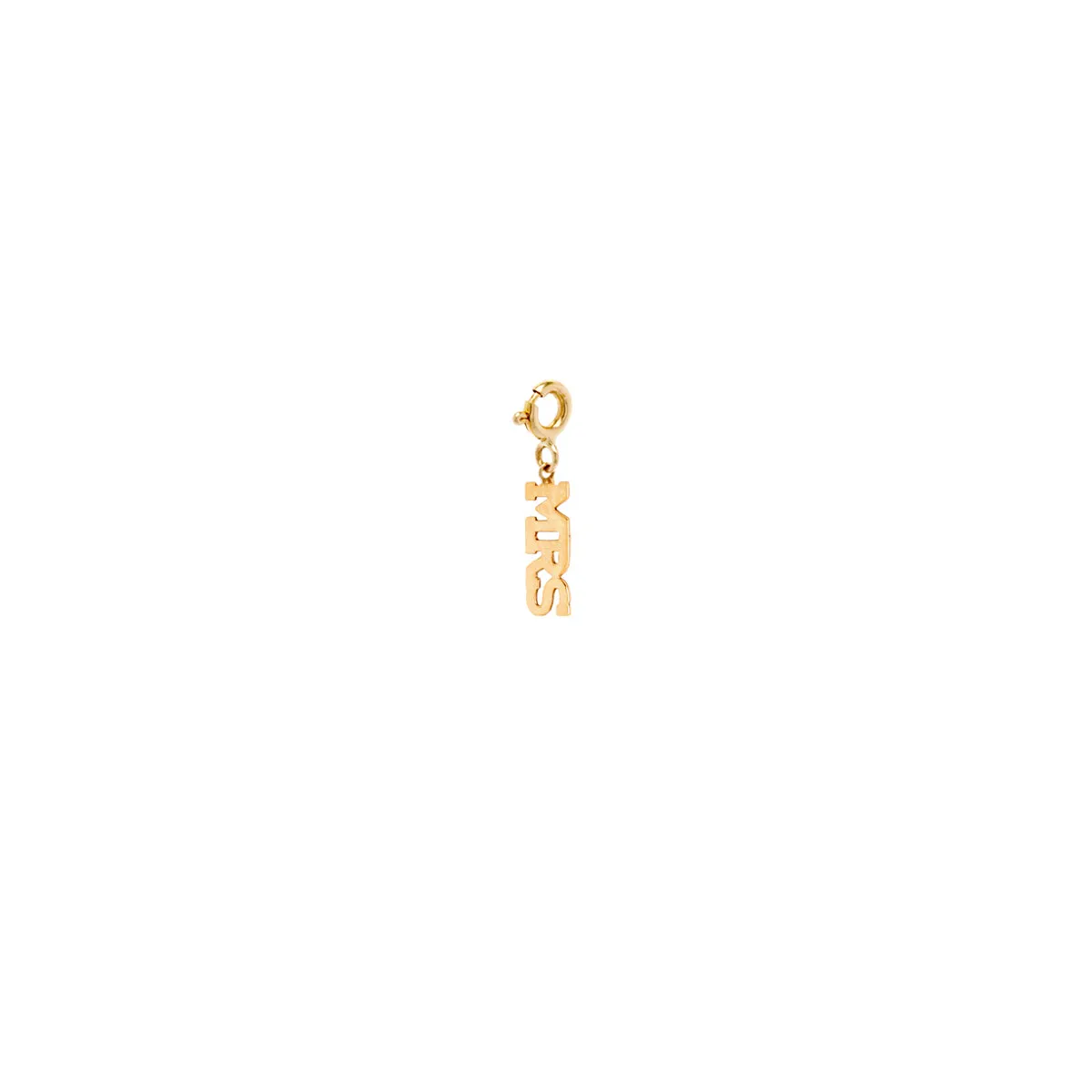 14k Single Itty Bitty MRS Charm