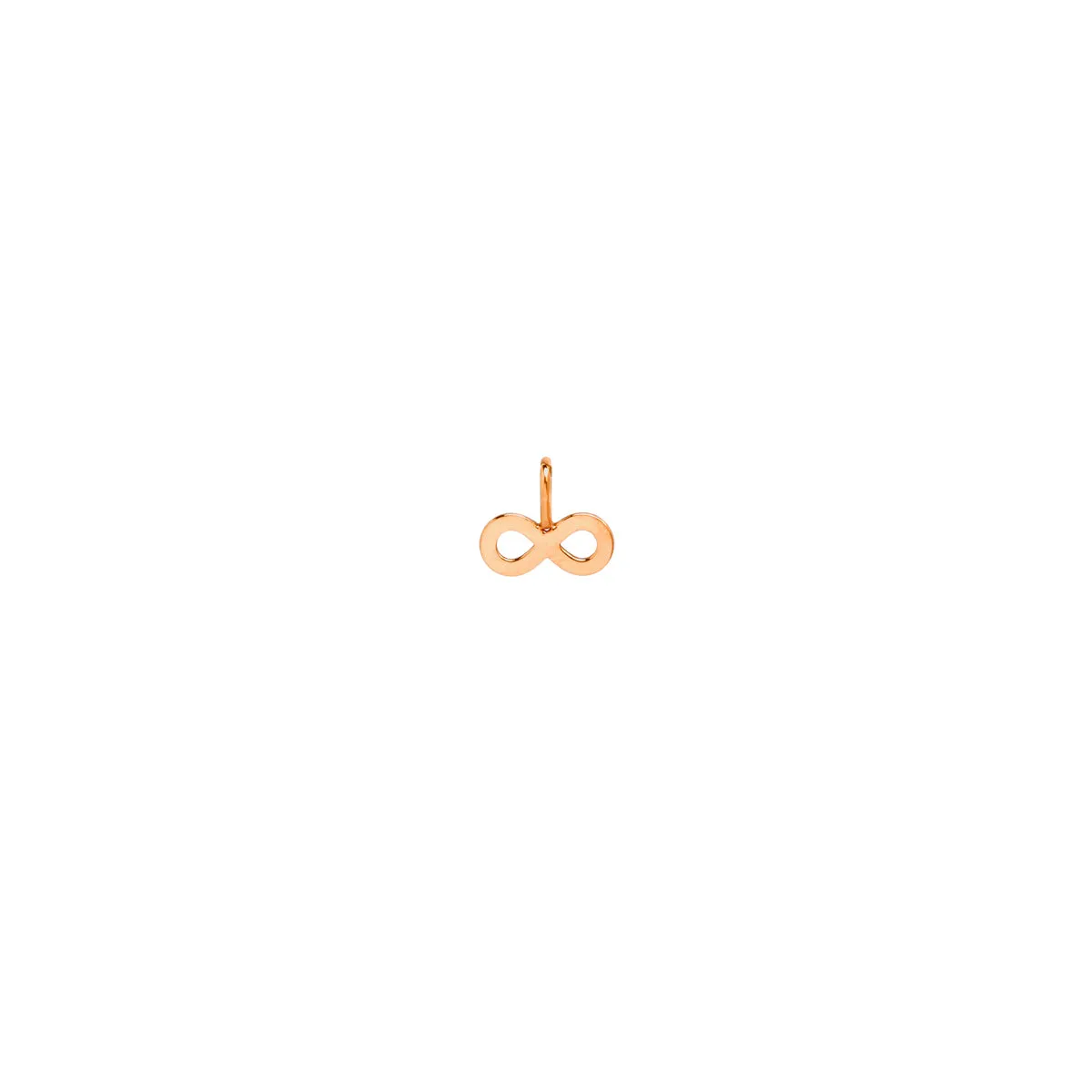 14k single midi bitty infinity charm