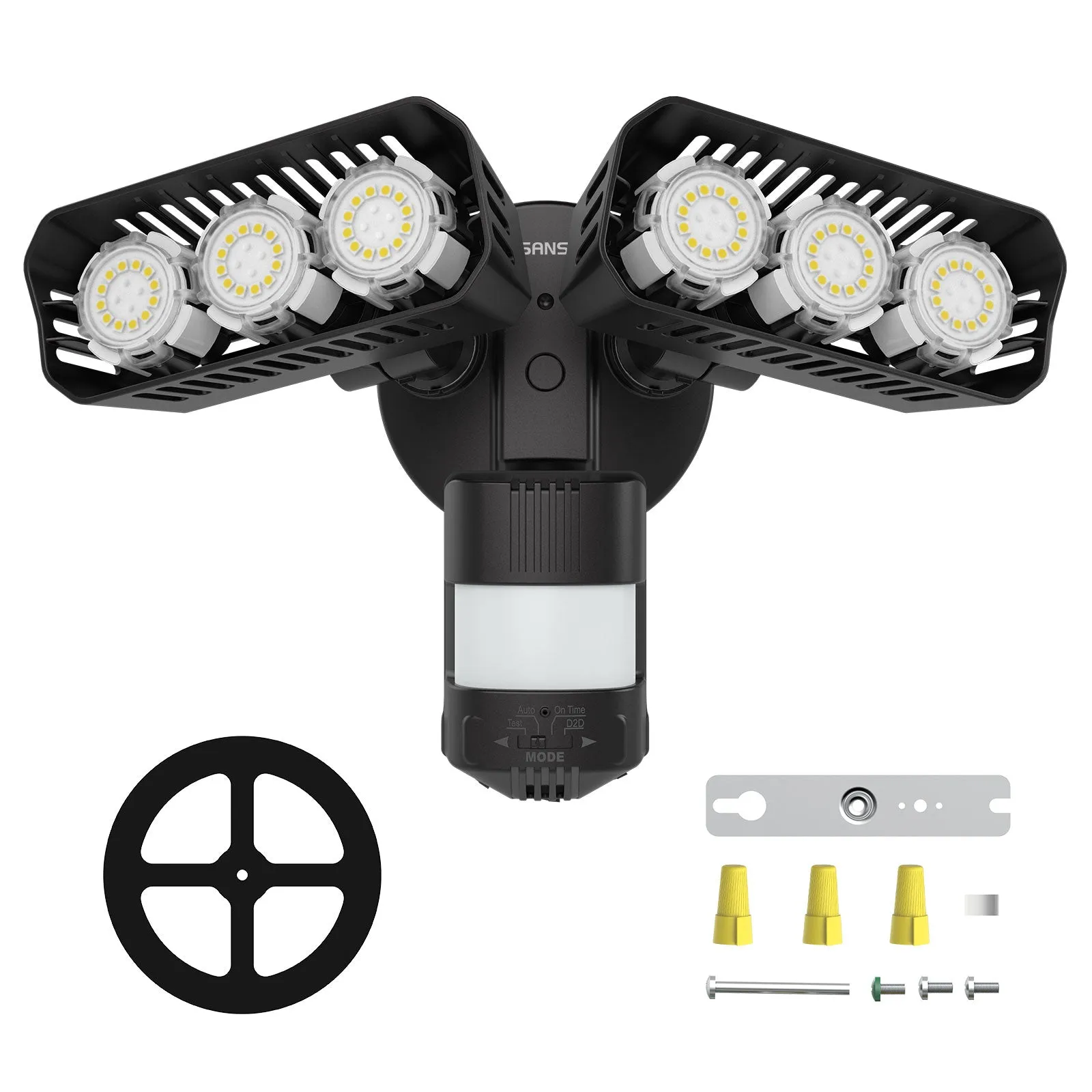 38W LED Security Light (Dusk to Dawn & Motion Sensor)(US CA ONLY)