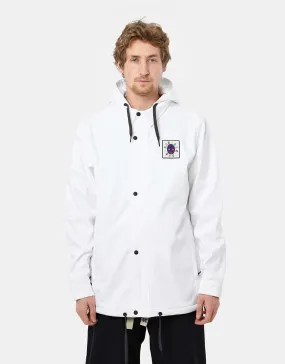 686 x Forest Bailey Waterproof Coaches Jacket - White