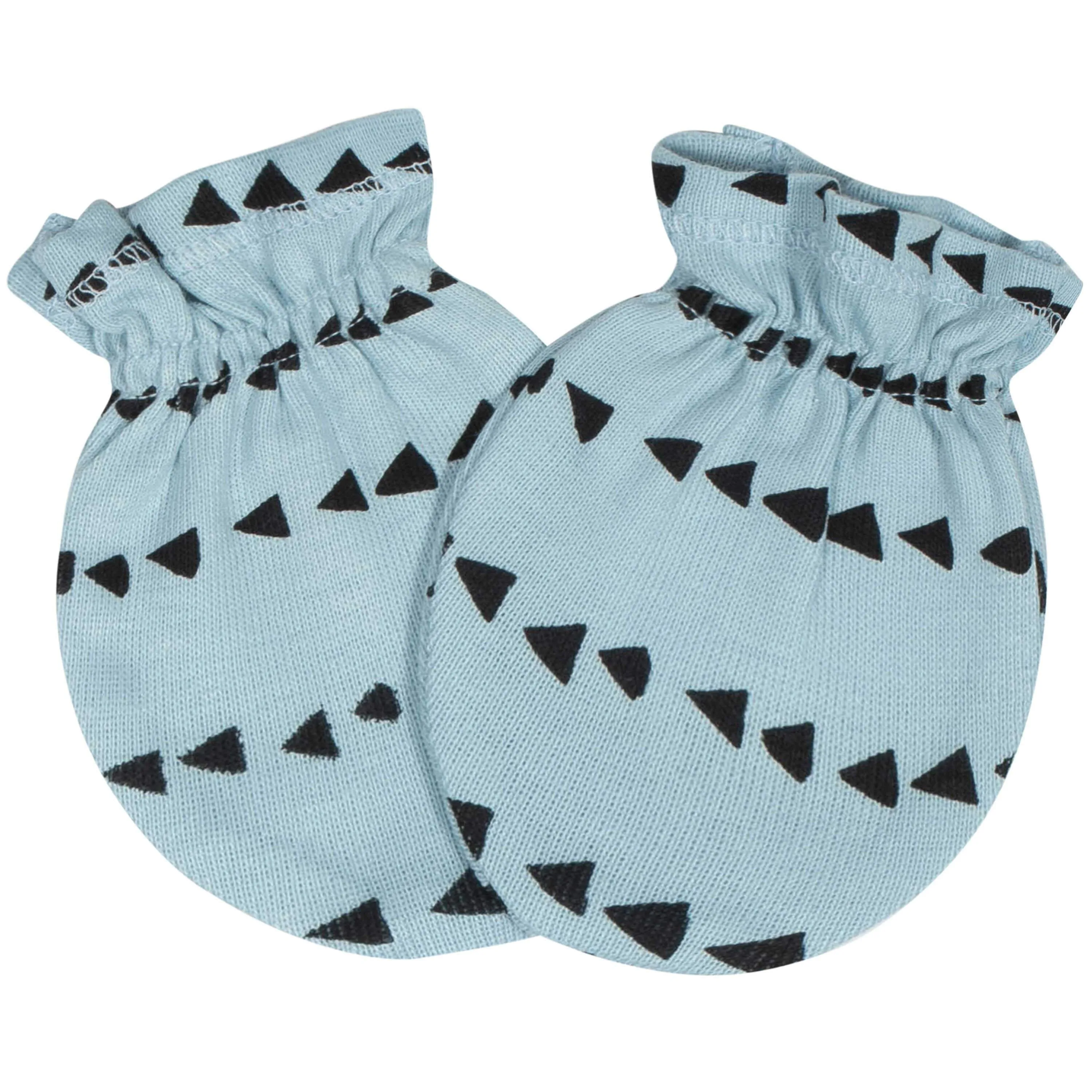 8-Piece Baby Boys Dino Caps & Mittens Set