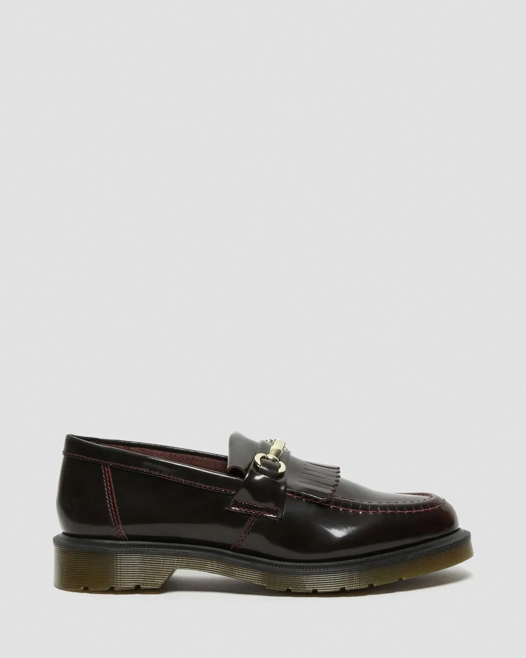 ADRIAN SNAFFLE CHERRY RED ARCADIA KILTIE LOAFERS