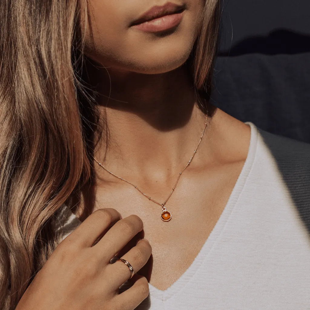 Afterglow Gemstone Necklace | Final Sale