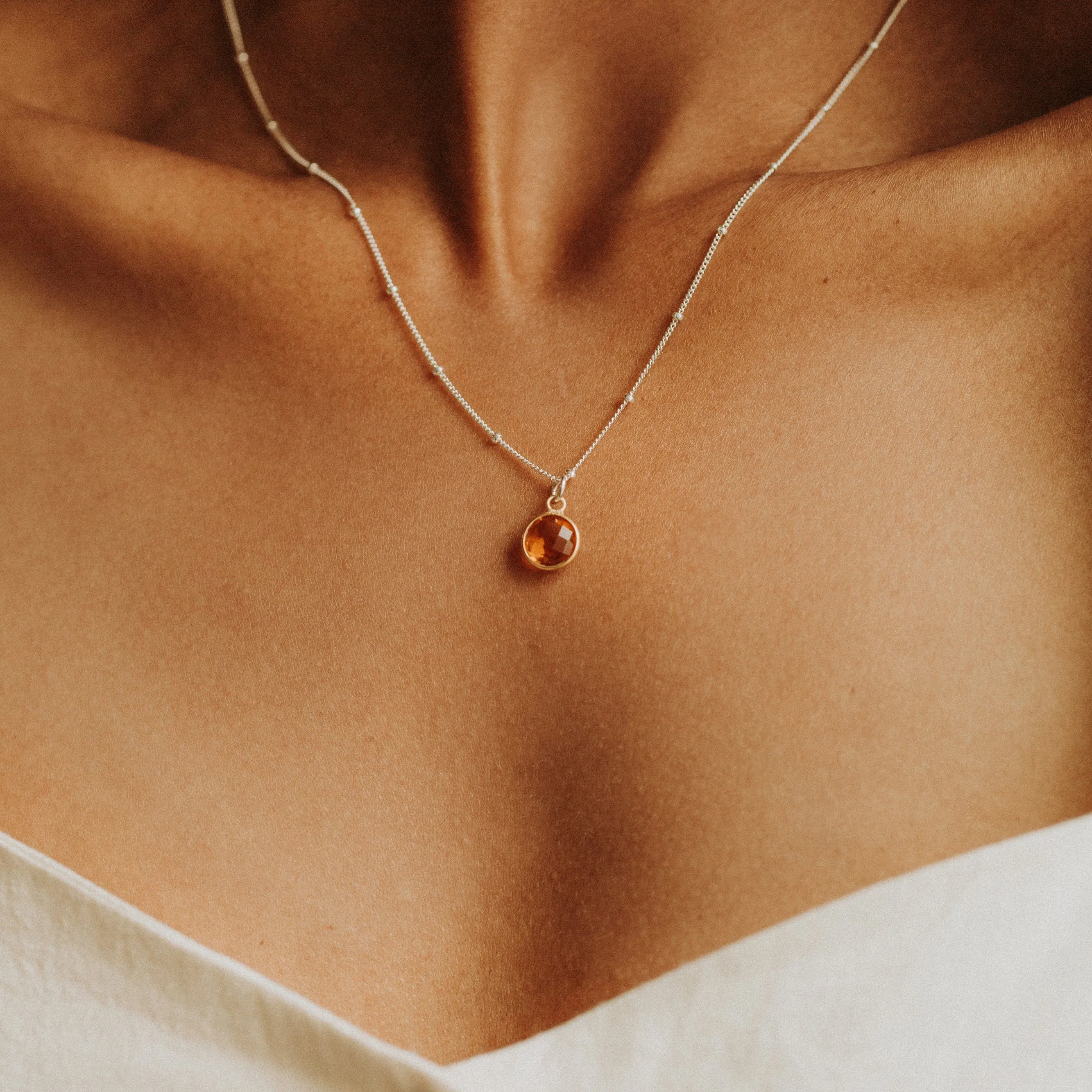 Afterglow Gemstone Necklace | Final Sale