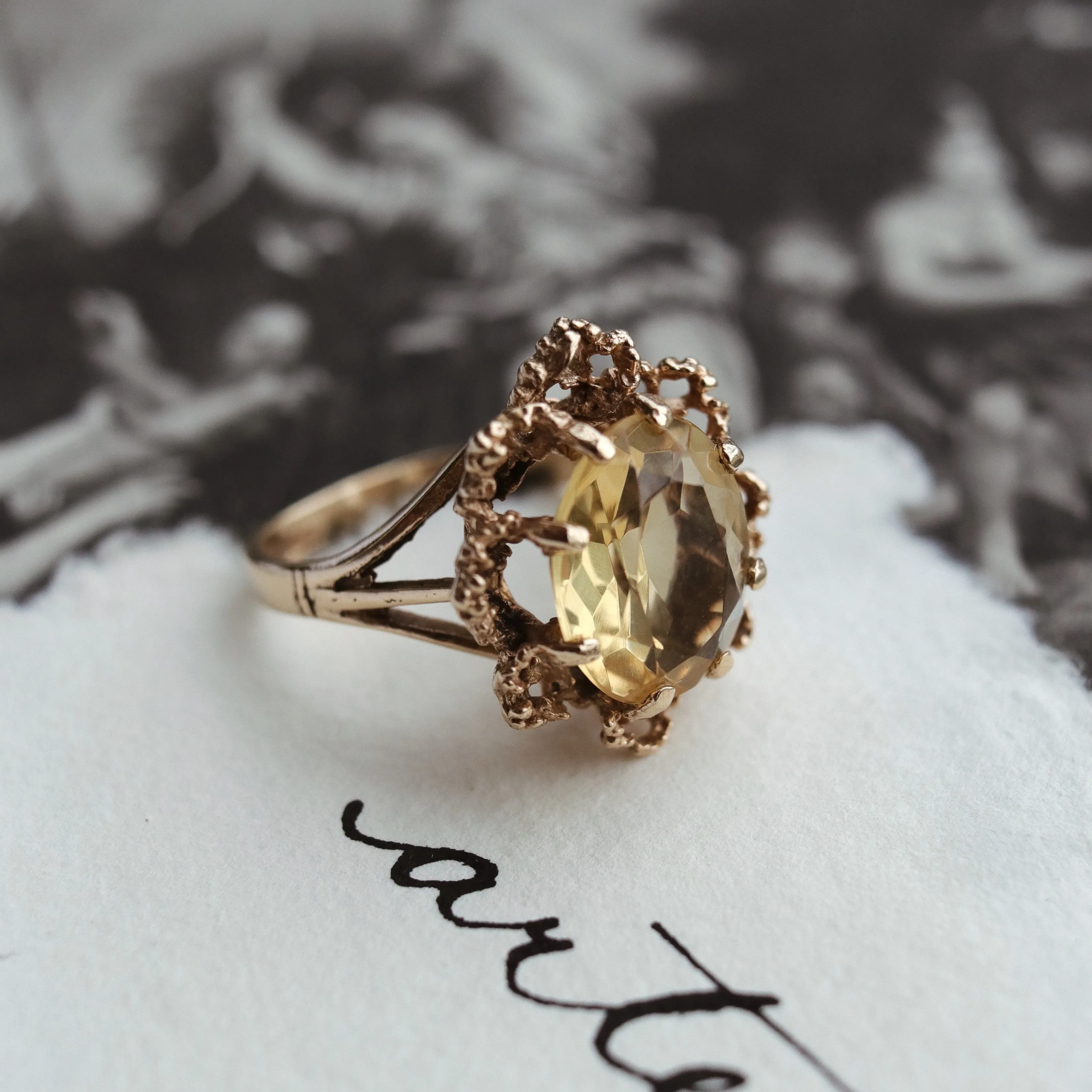 Antique | Ilia Citrine Ring