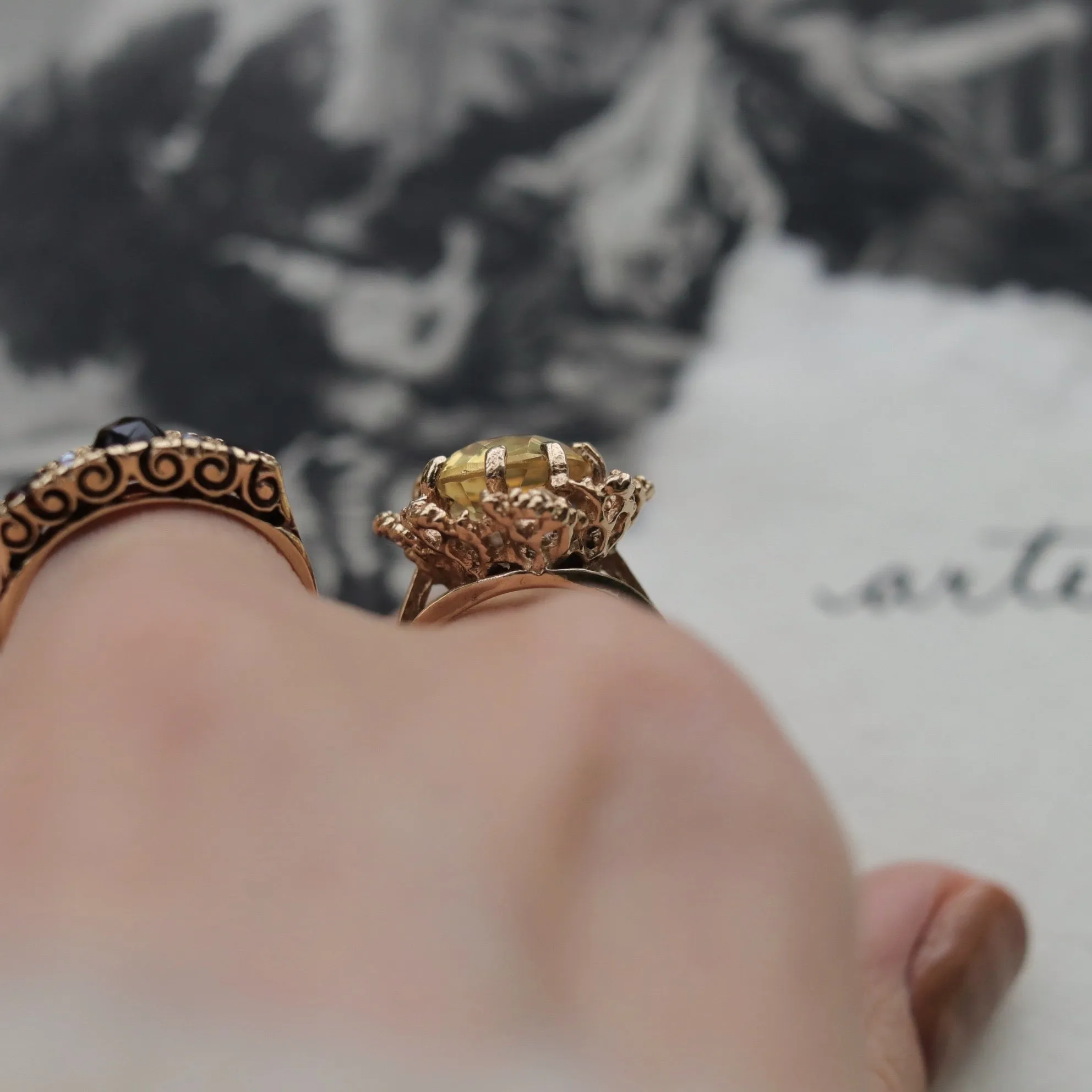 Antique | Ilia Citrine Ring