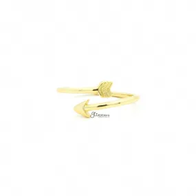 Arrow Toe Ring - Gold