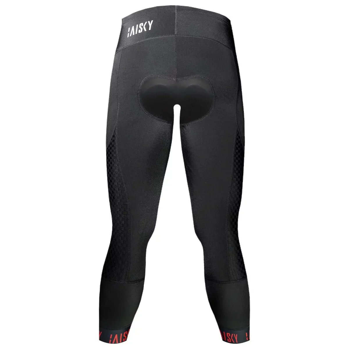 Baisky Mens Endurance Cropped tights with Vion Insert Pads - Windblown Black