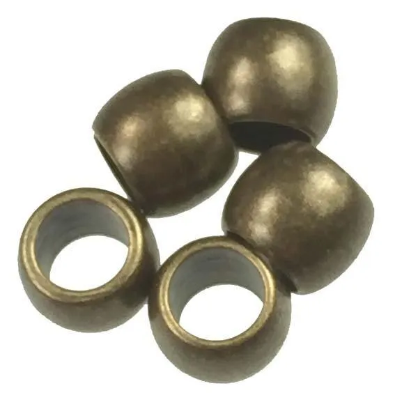 Big Hole Bead, Metal - 4mm AB apx 25