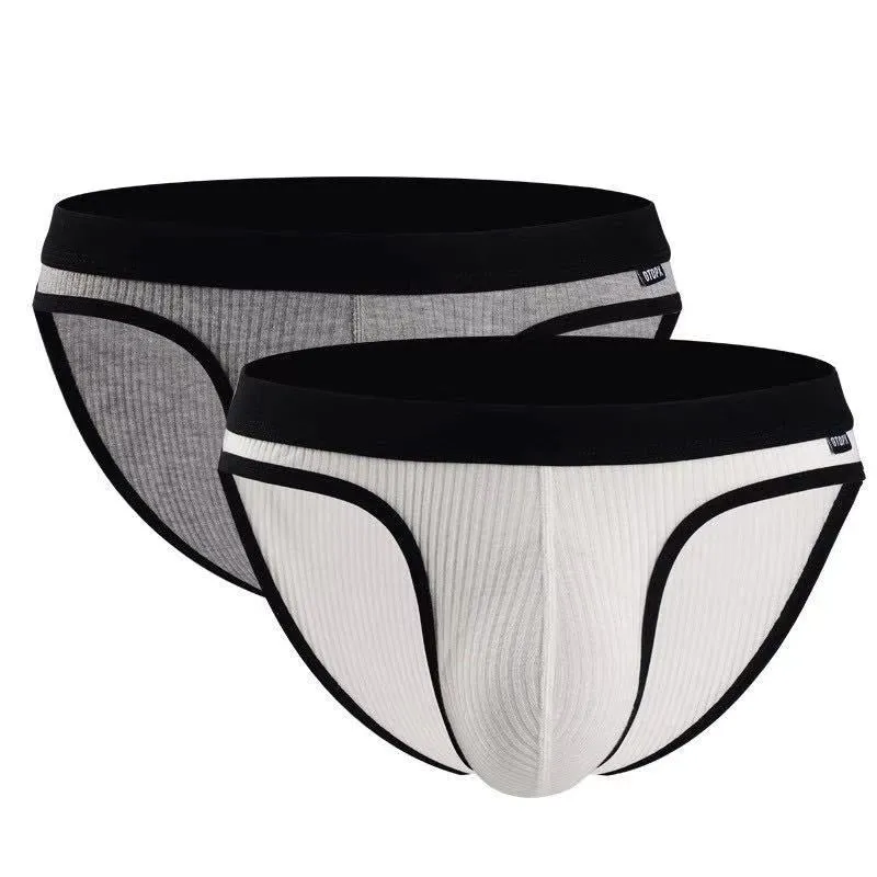 Breathable Elastic Waist Underwear with Pouch