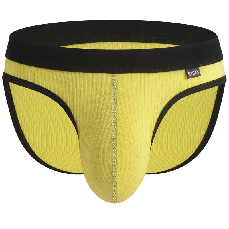 Breathable Elastic Waist Underwear with Pouch