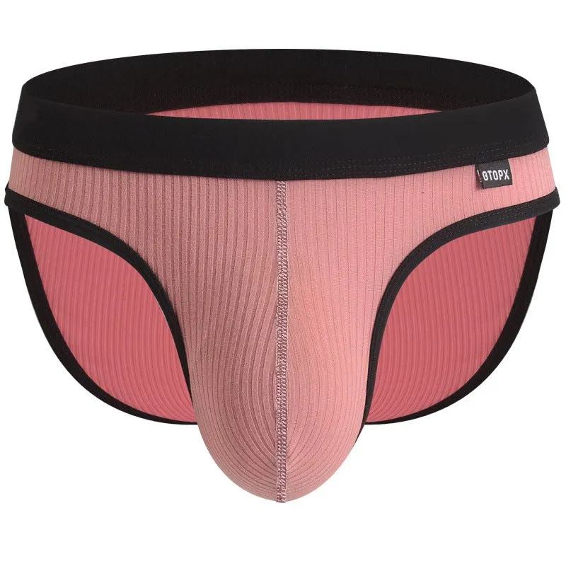 Breathable Elastic Waist Underwear with Pouch