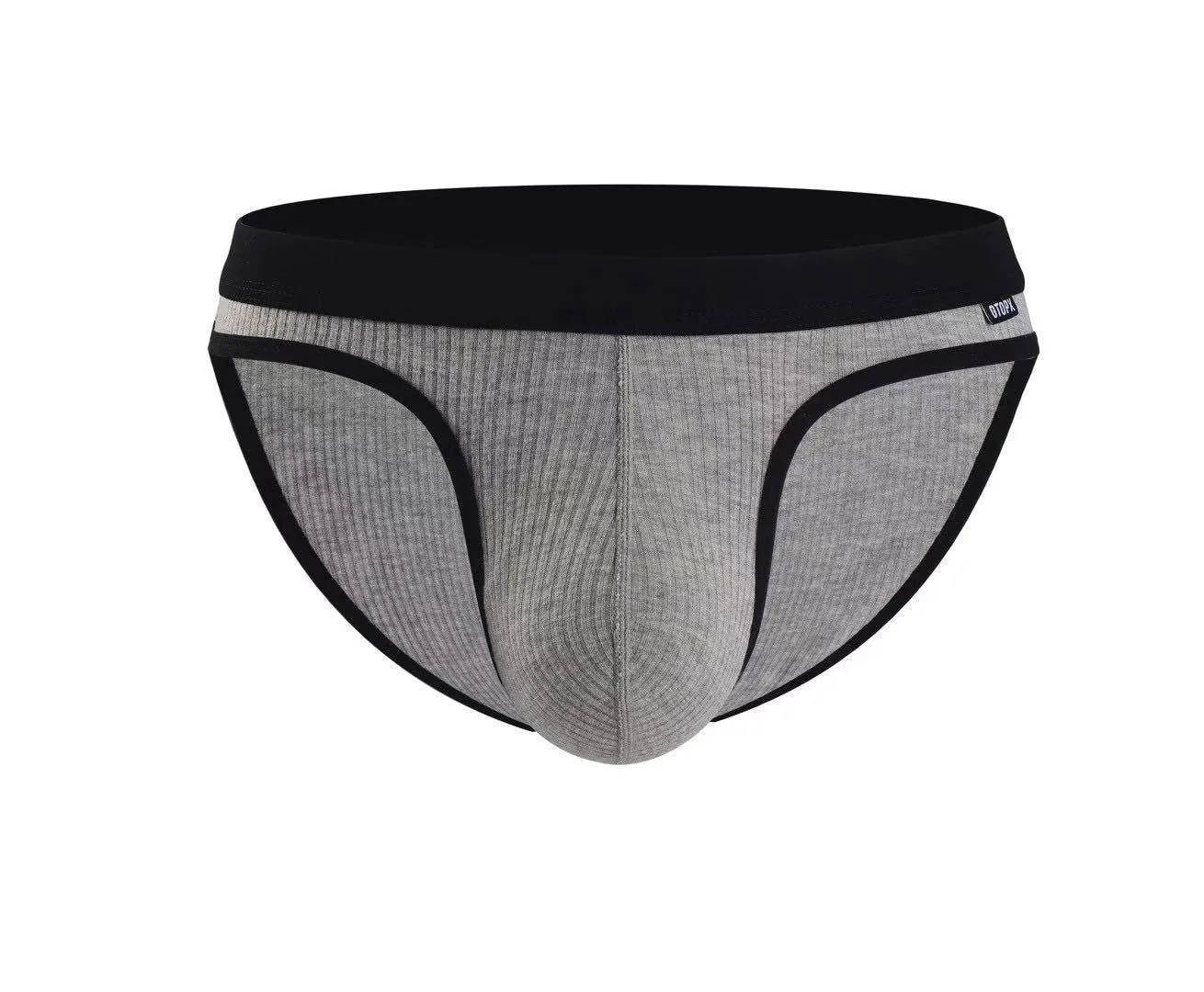 Breathable Elastic Waist Underwear with Pouch