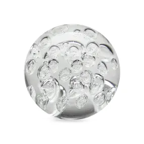 Bubbles Glass Paperweight