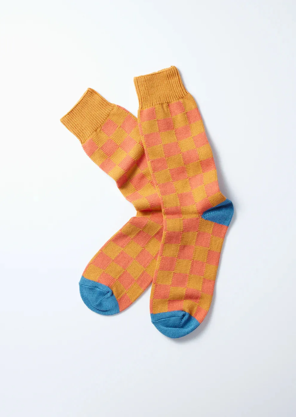 Checkerboard Crew Socks