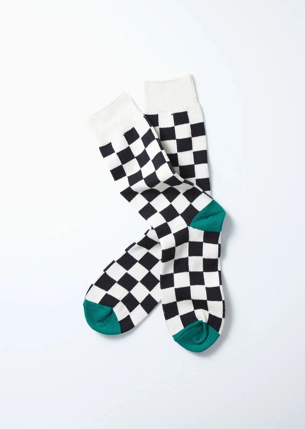 Checkerboard Crew Socks