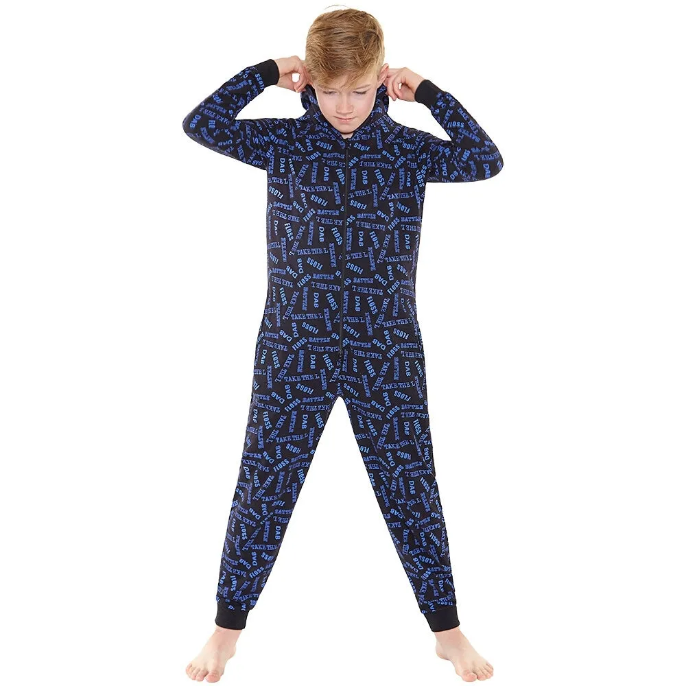 Childs Battle Dance Floss Gaming Onesie