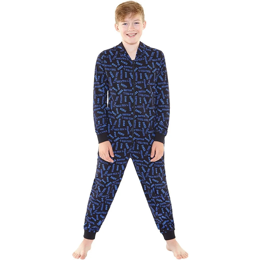 Childs Battle Dance Floss Gaming Onesie