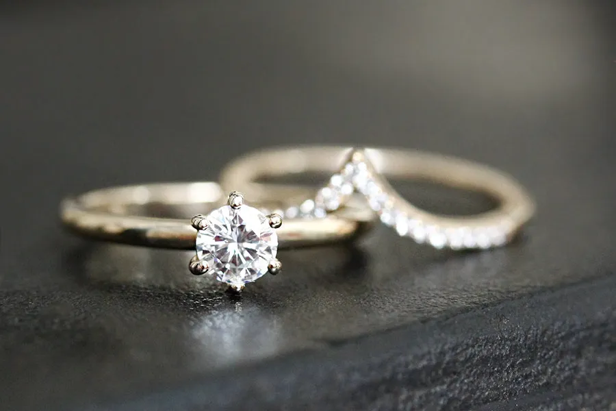 Claire Moissanite Ring