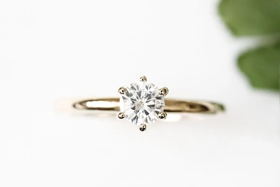 Claire Moissanite Ring