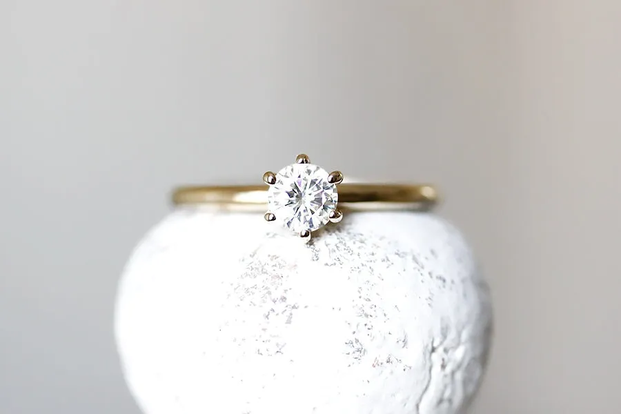 Claire Moissanite Ring