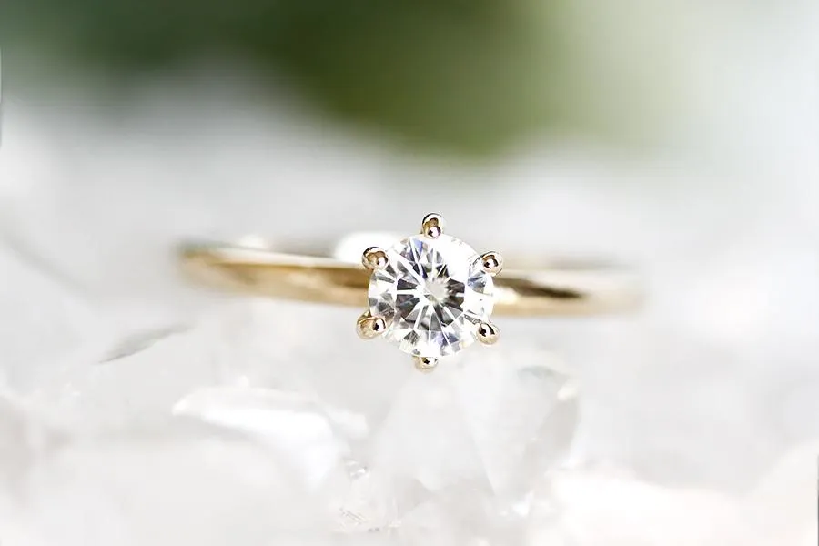 Claire Moissanite Ring