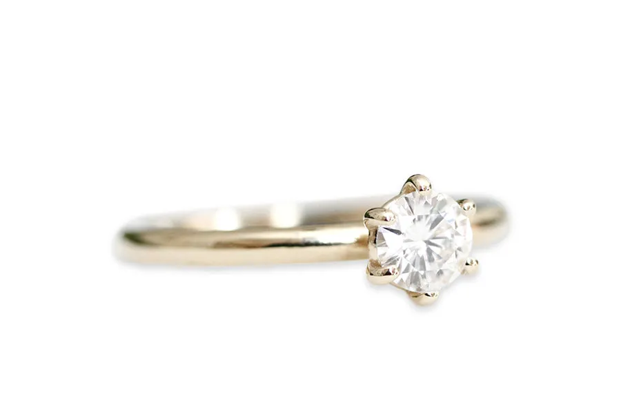 Claire Moissanite Ring