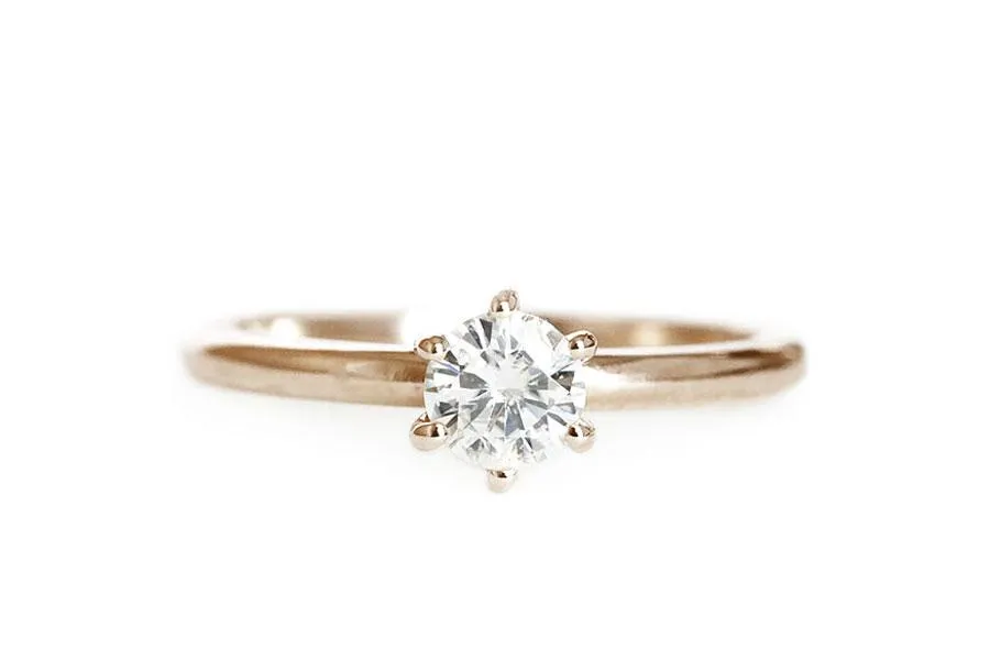 Claire Moissanite Ring