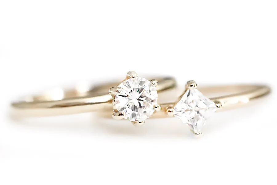 Claire Moissanite Ring