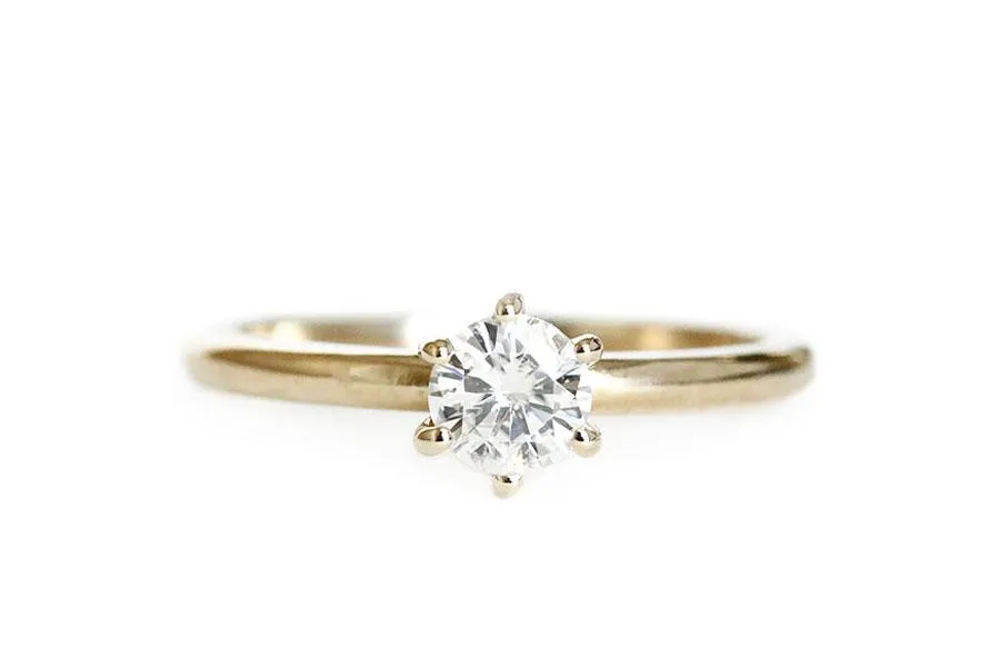 Claire Moissanite Ring