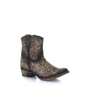 Corral Women's Leopard Ankle Boot