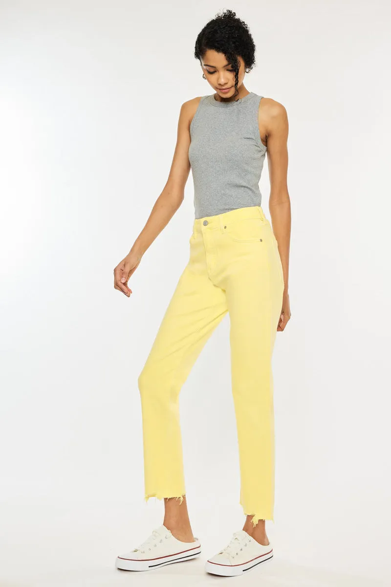 Danny High Rise Straight Fit Leg Jeans