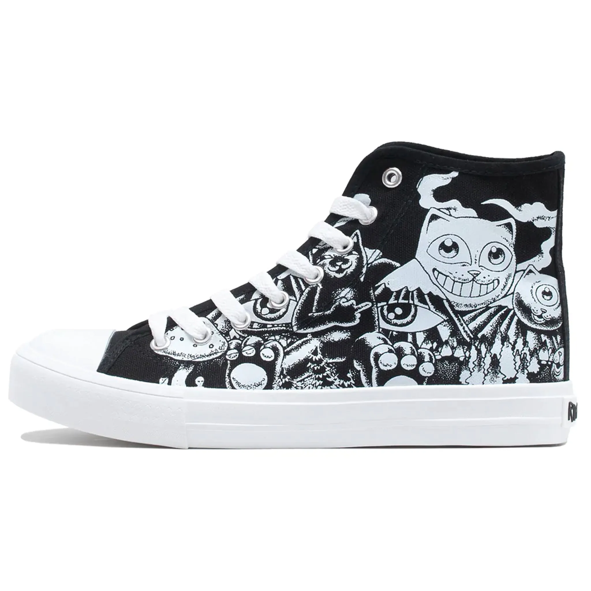 Dark Twisted Fantasy High Top Shoe (Black)