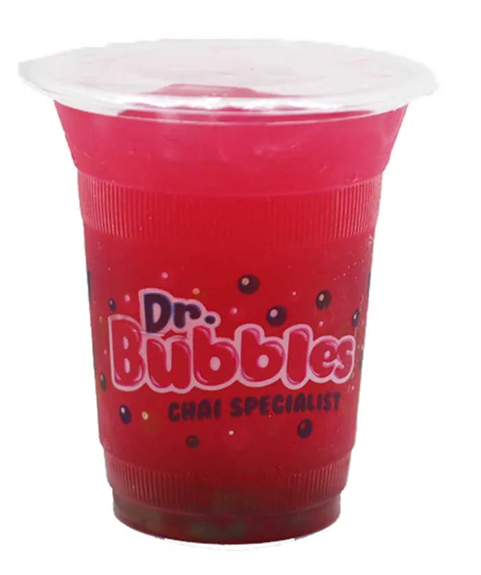 Dr. Bubbles Bubble Coffee Small Cup - Strawberry