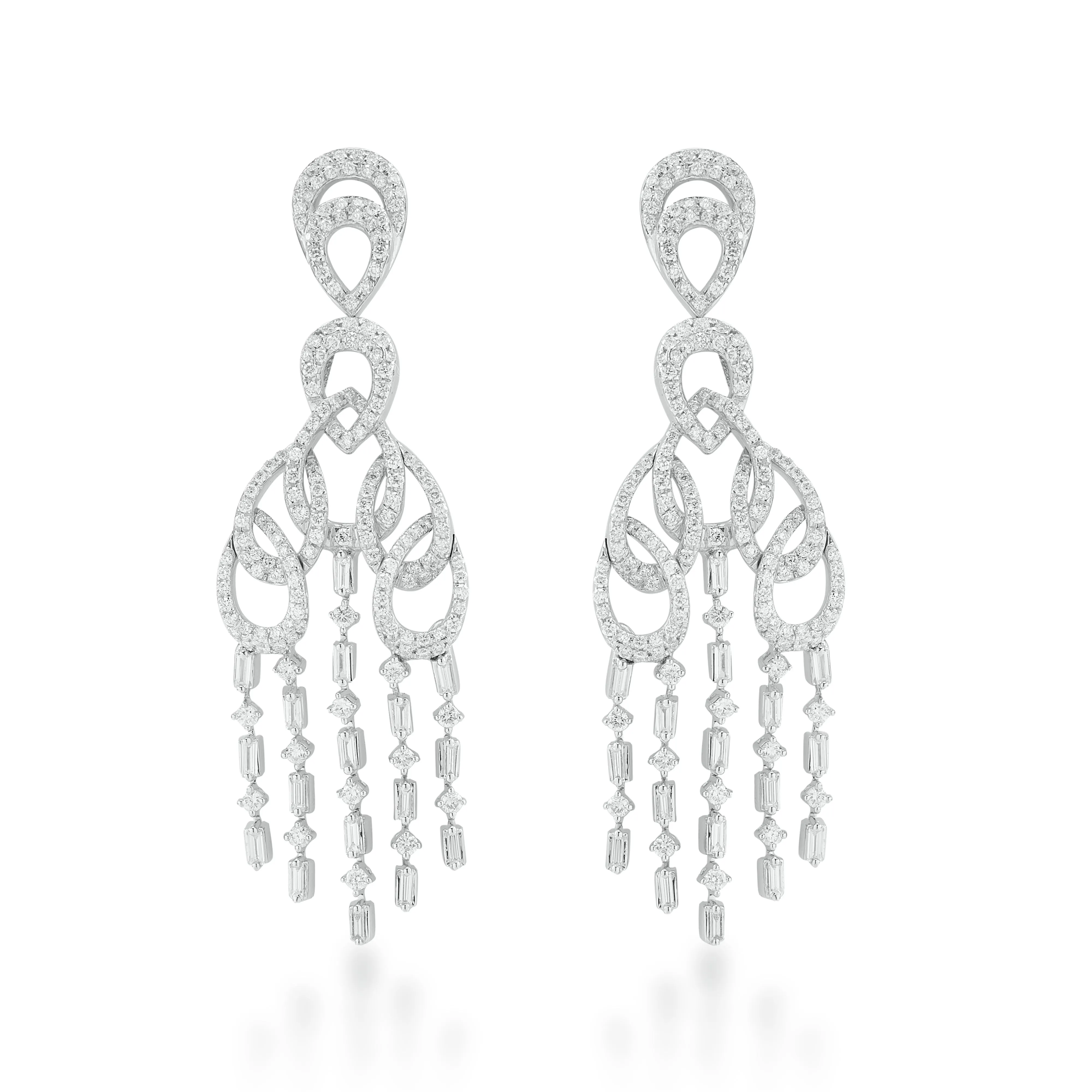 Freeflowing Chardonnay Diamond Earrings*