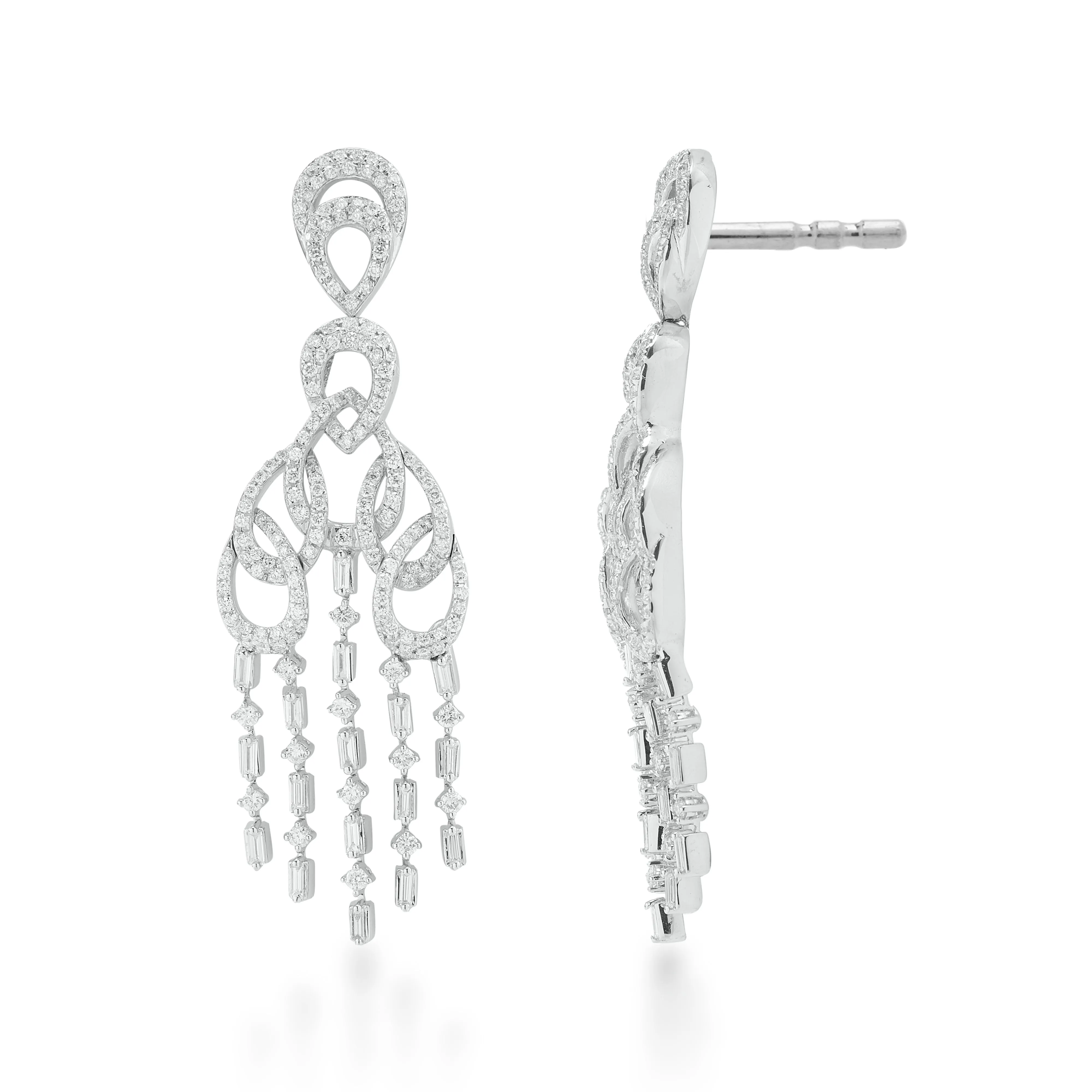 Freeflowing Chardonnay Diamond Earrings*