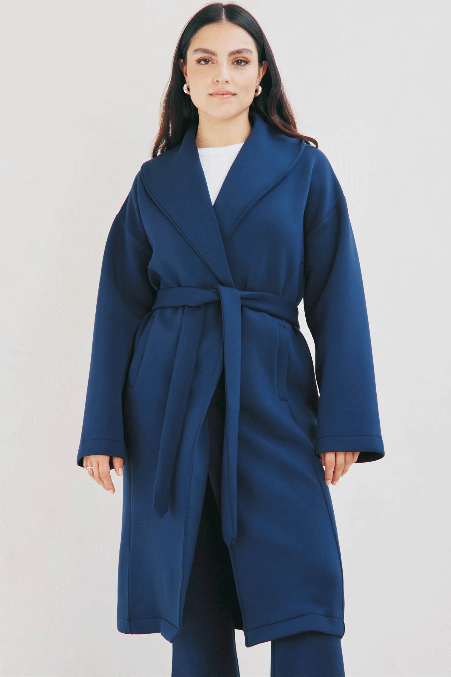 Giselle Coat - Navy