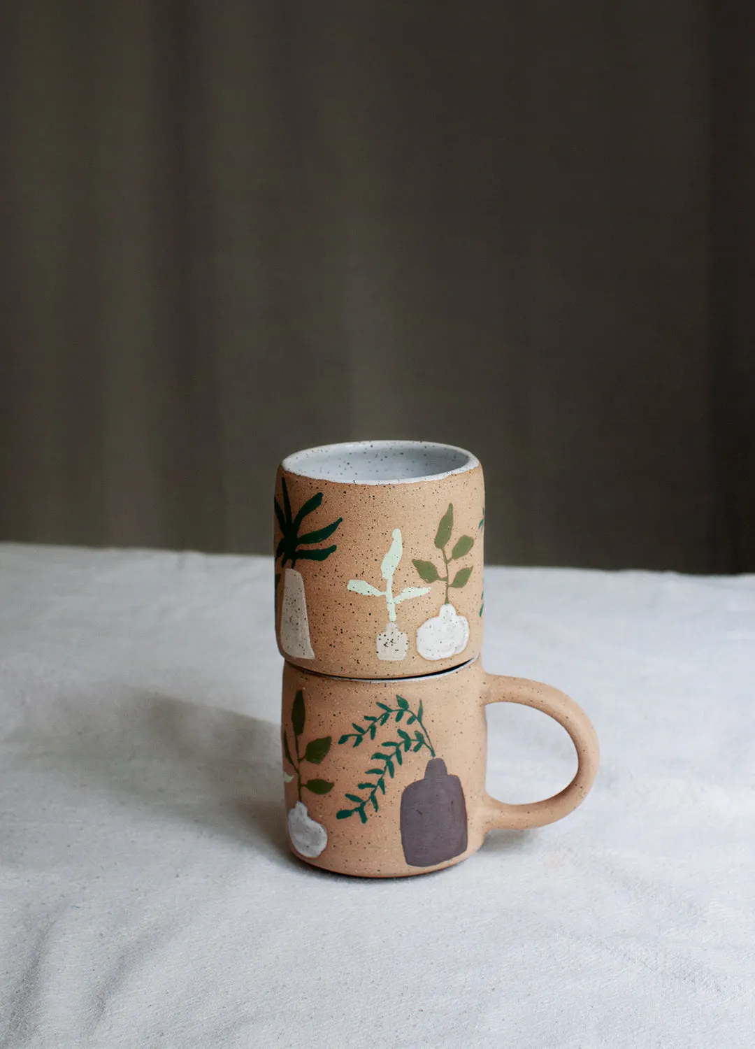 House Plant Large Mug - Speckled