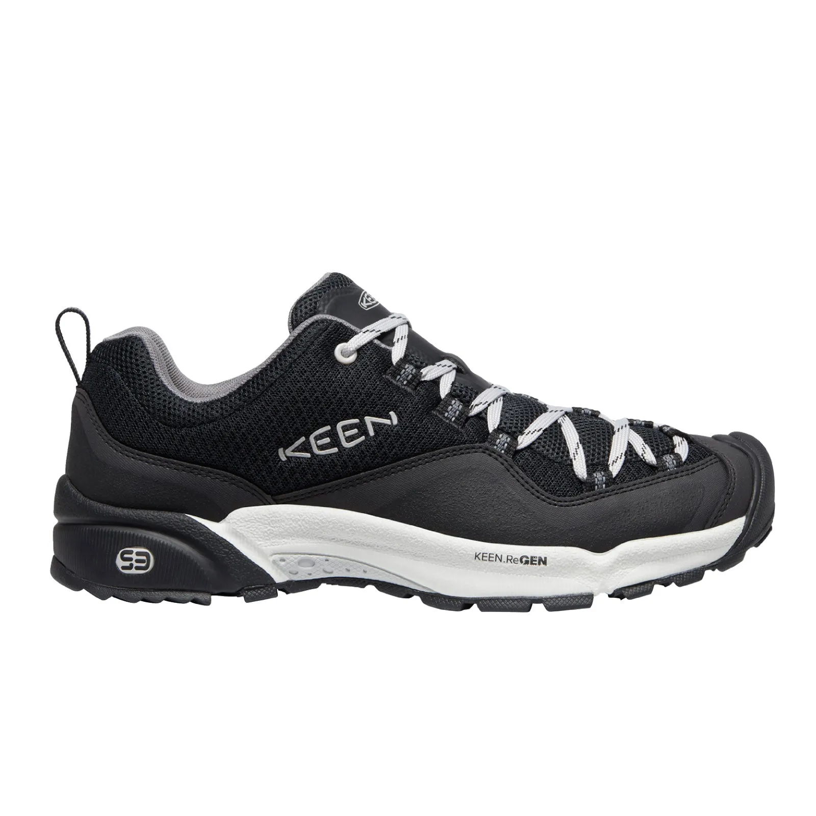 Keen Wasatch Crest Vent Low Hiking Shoe (Men) - Black/Vapor