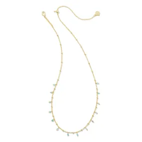 Kendra Scott Camry Beaded Gold Strand Necklace