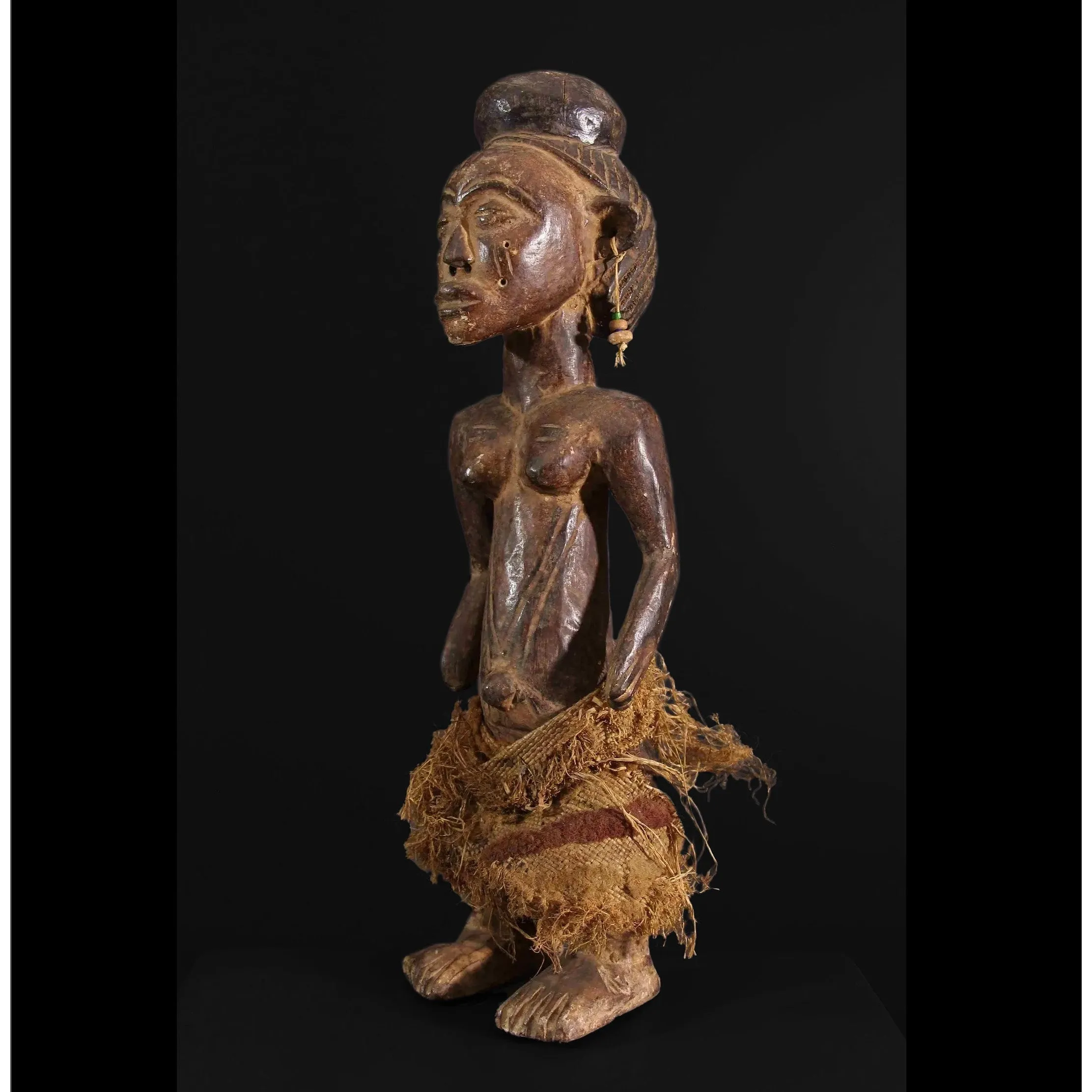 Kuba Female Ancestor Altar Figure, Congo DRC  #28