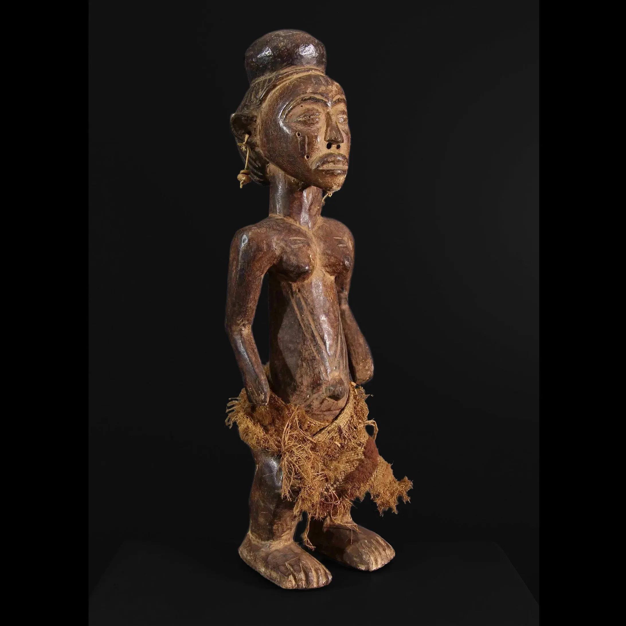 Kuba Female Ancestor Altar Figure, Congo DRC  #28