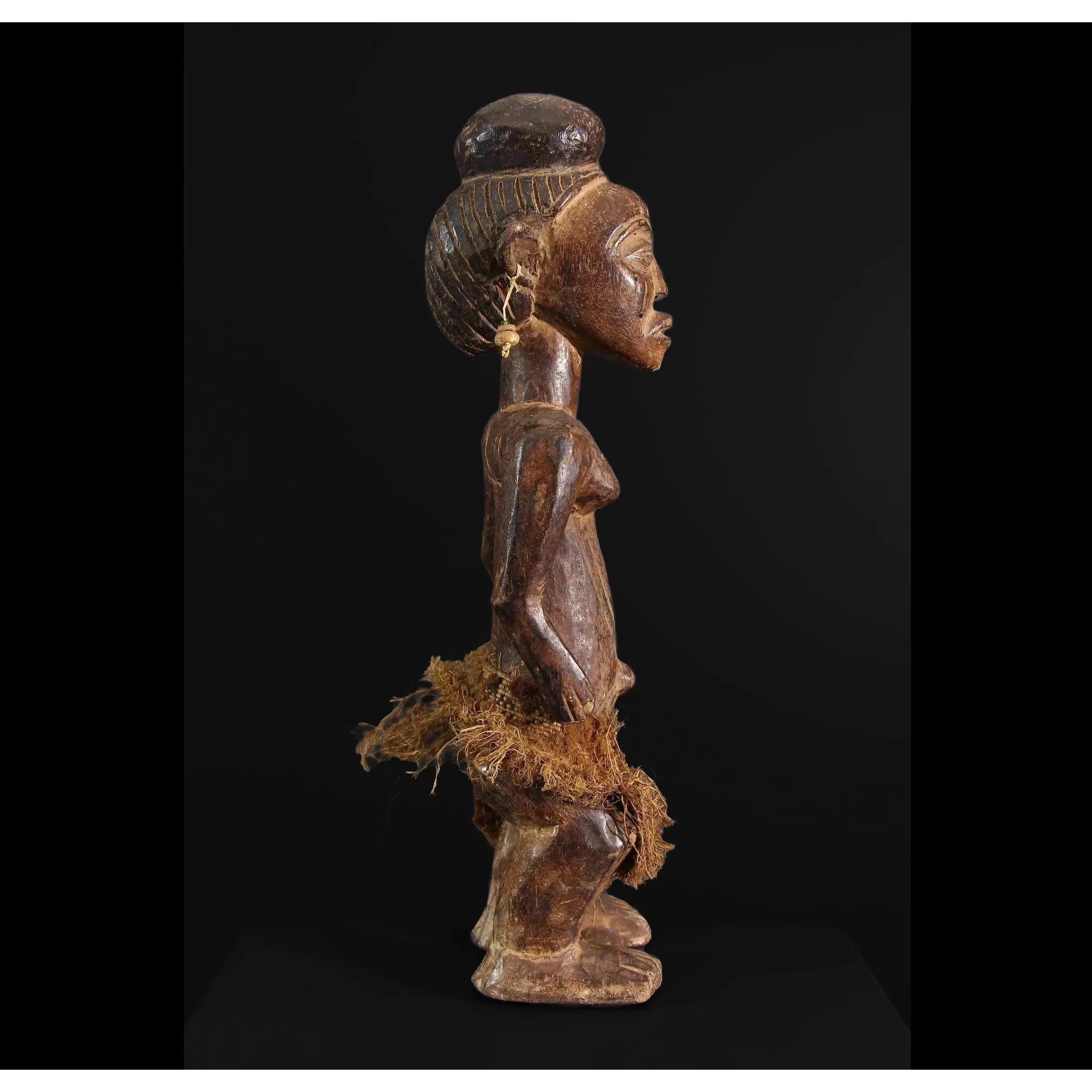 Kuba Female Ancestor Altar Figure, Congo DRC  #28