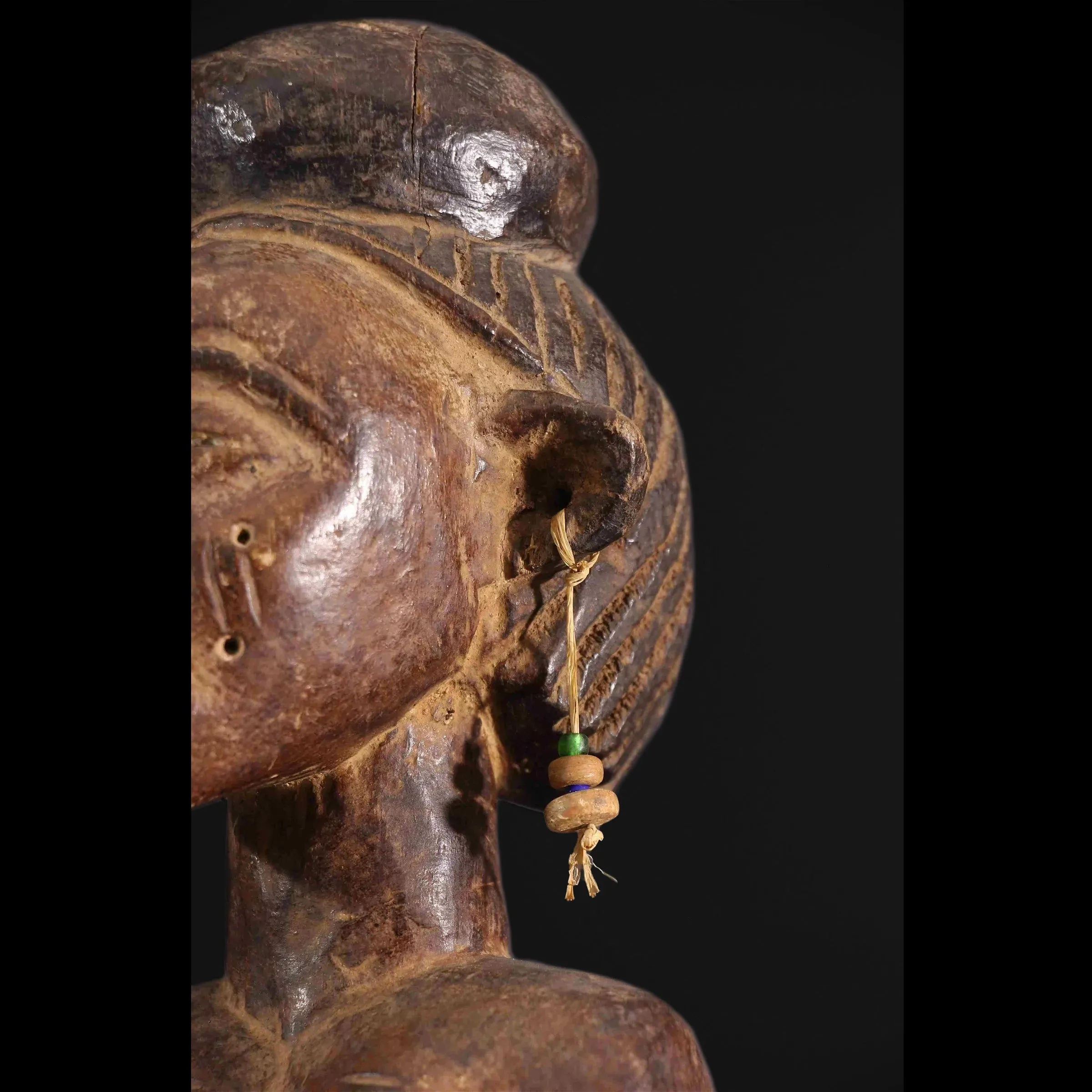 Kuba Female Ancestor Altar Figure, Congo DRC  #28