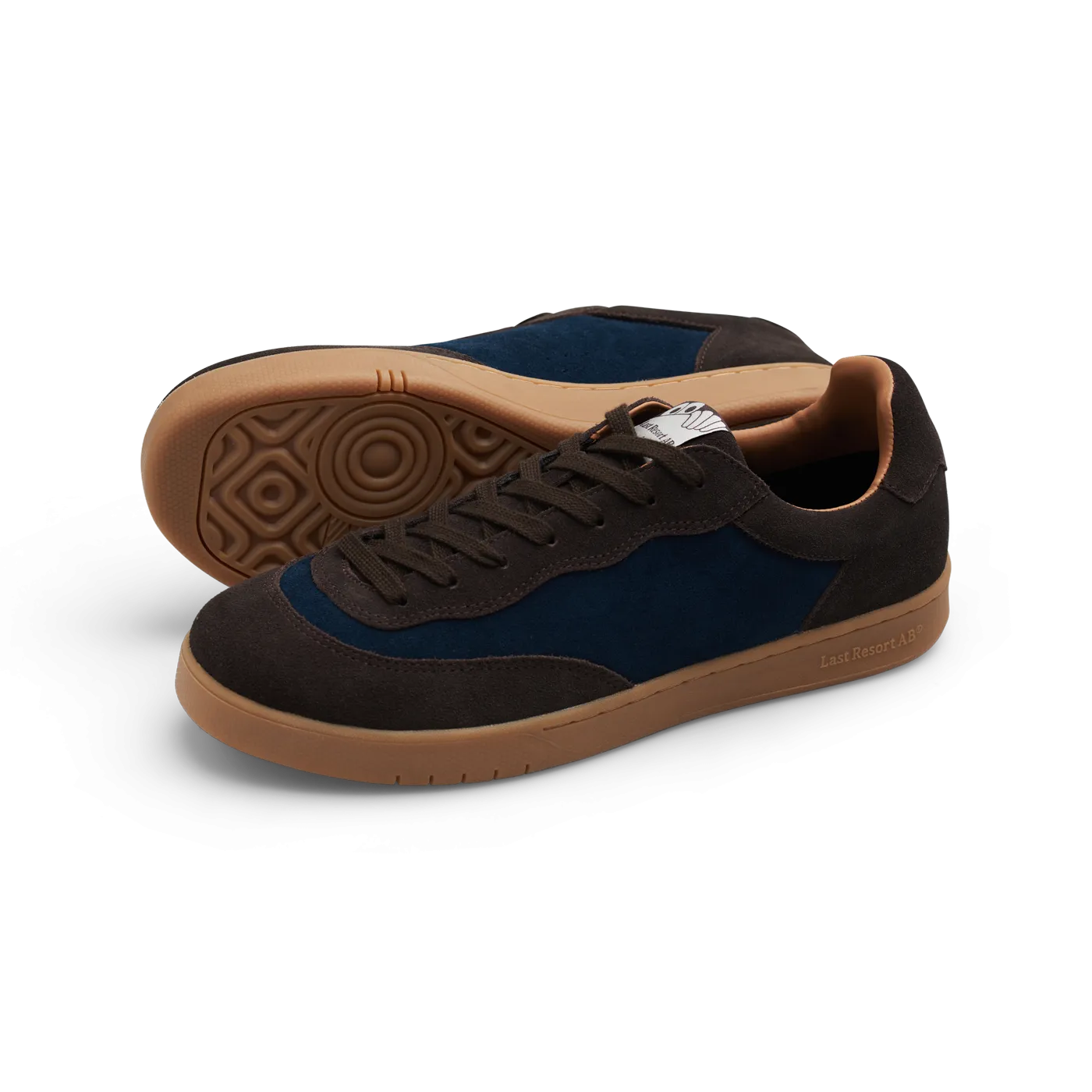 Last Resort AB CM001 Low Suede Coffee Bean/Dress Blues/Gum