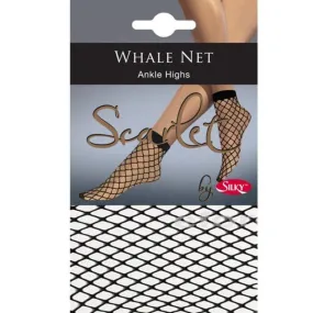 Legwear International Whale Net Ankle Highs